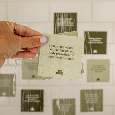 Shower Affirmation™ Cards - Grounding