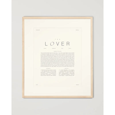 The Lover Art Print