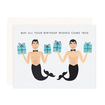Mermen Birthday Card