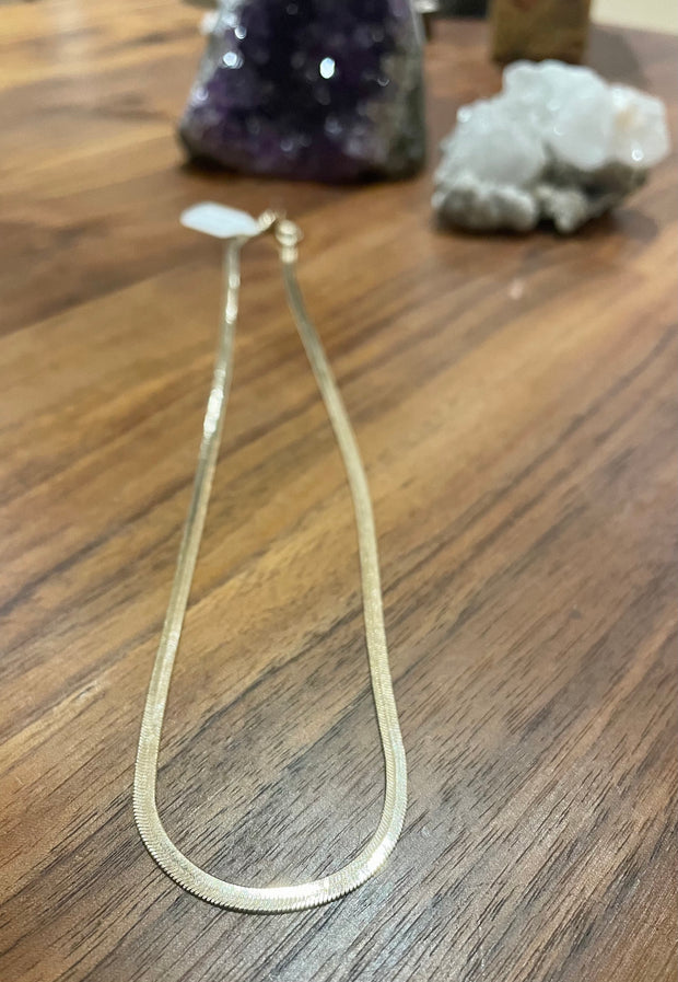The Shine Herringbone Necklace - 3mm