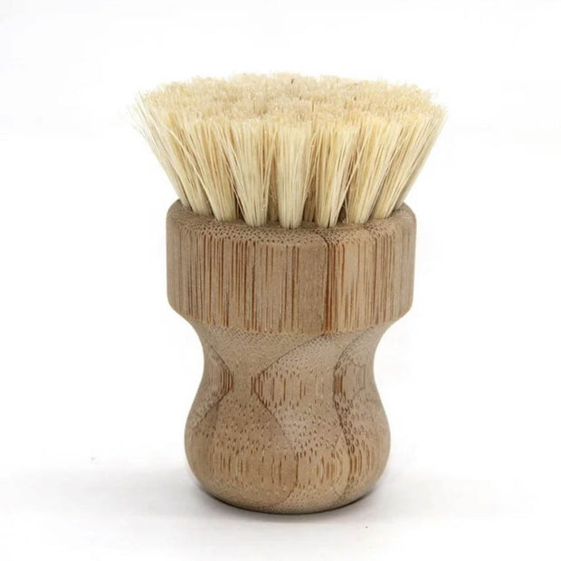 Bamboo Soft Bristle Pot Scrubber