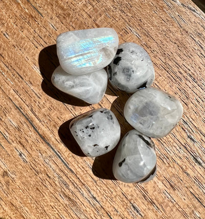 Rainbow Moonstone Pocket Stones