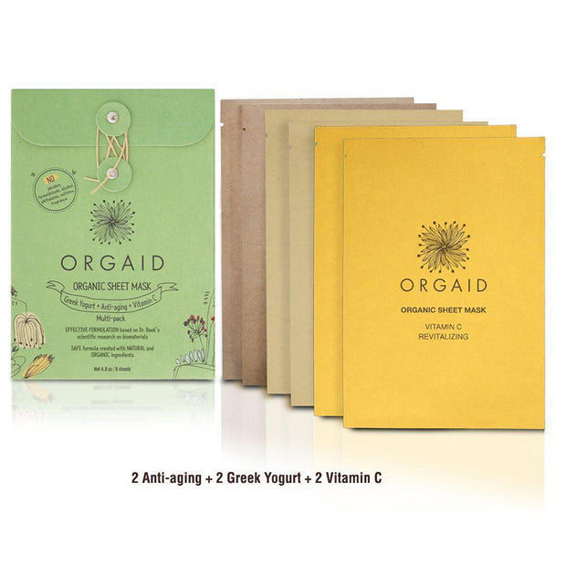 Organic Sheet Mask - Multi-Pack (6 pack)